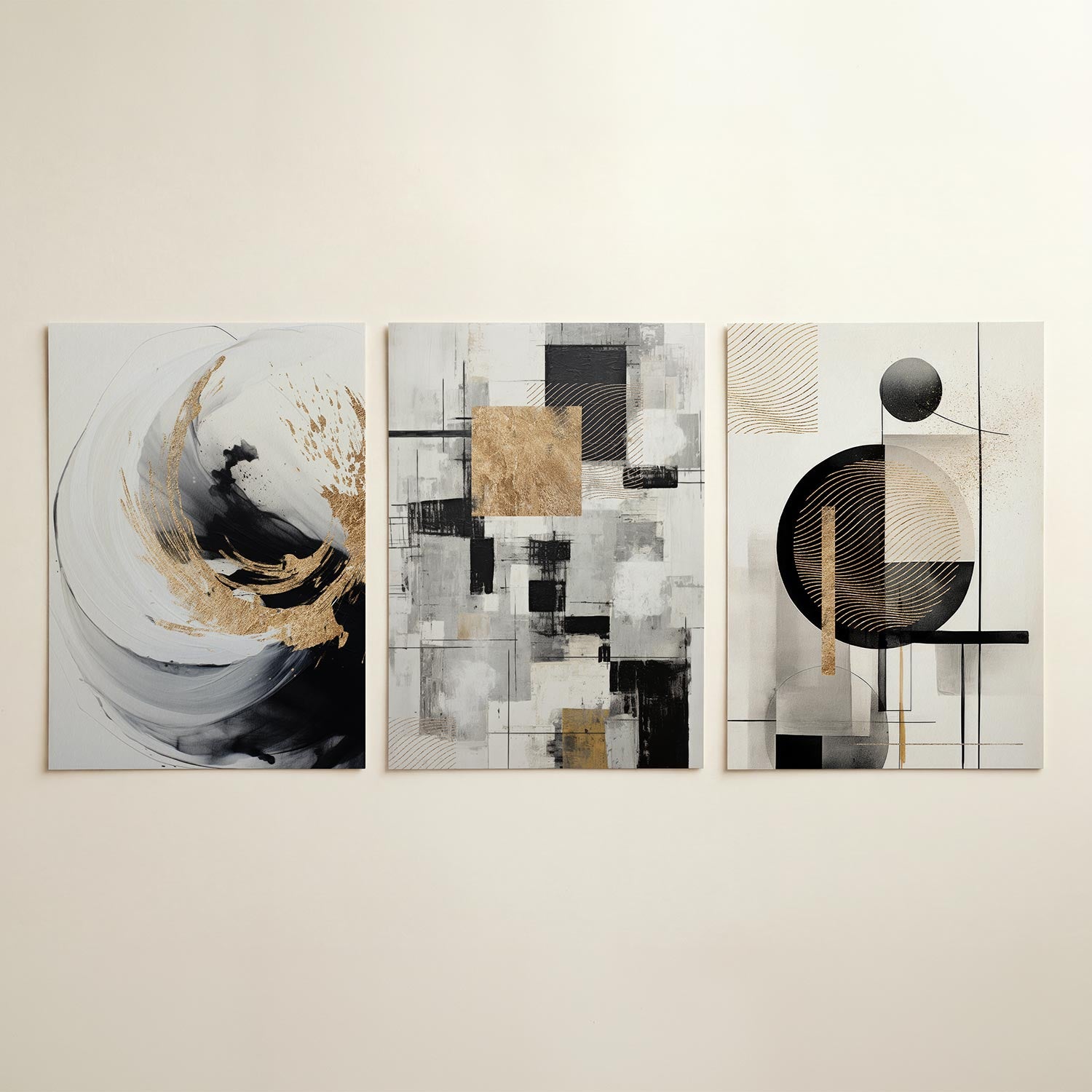 Gouden vortex Posterset